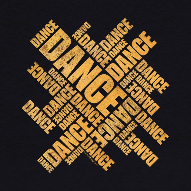 Typographic Dance (Rust) by eBrushDesign